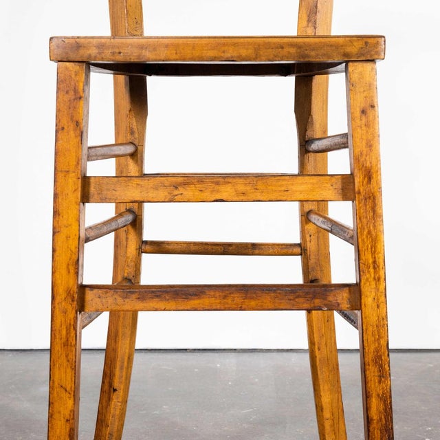 1950s French Blonde Bentwood Dining Chair attributed to Marcel Breuer for Luterma, 1950s For Sale - Image 5 of 9