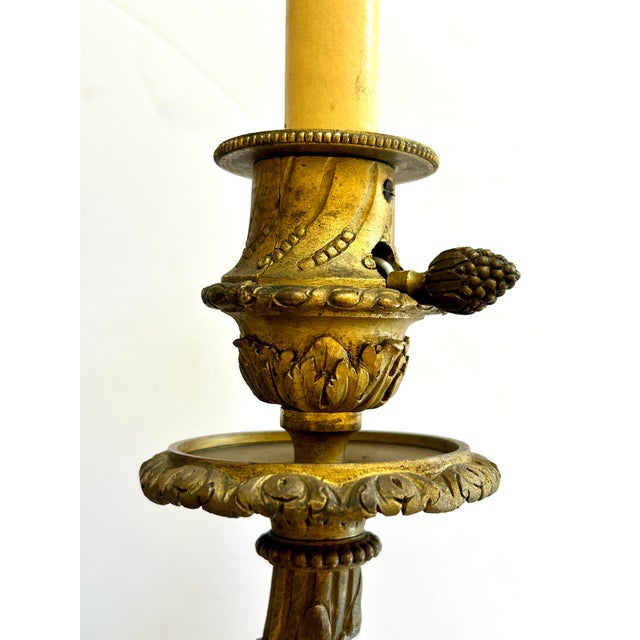 Late 19th Century Antique French Bronze Sconce For Sale - Image 5 of 9