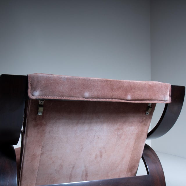 Woodline Armchair by Marco Zanuso for Arflex, 1964, in Good conditions. Designed 1970 to 1979 This piece is attributed to...