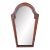 Louis Philippe Wall Mirror With Solid Cherry Wood Frame - Vintage Late 20th Century For Sale