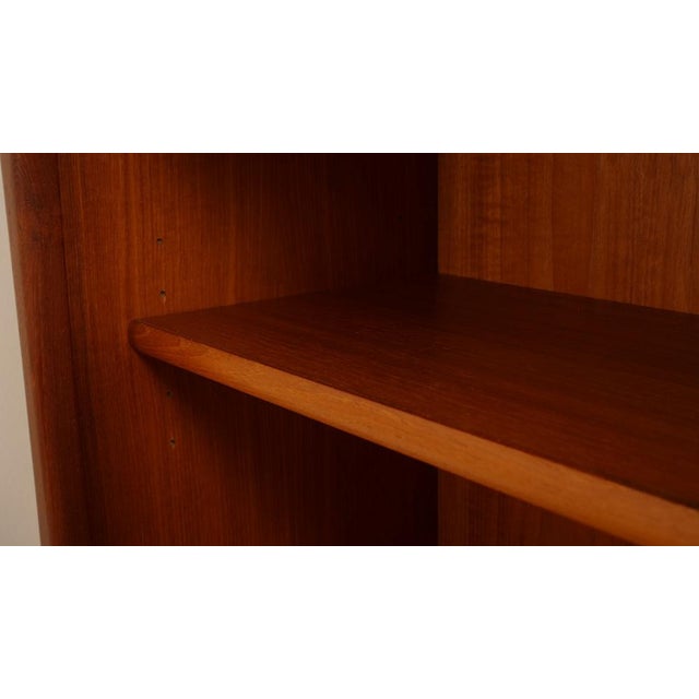 Vintage Teak Floating Sideboard with Glass Doors, 1960s For Sale - Image 9 of 13