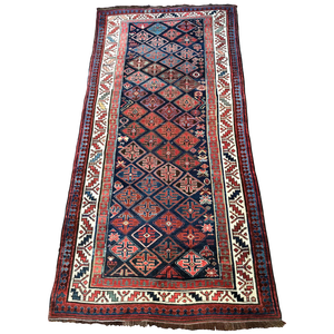 Long Antique Caucasian Rug