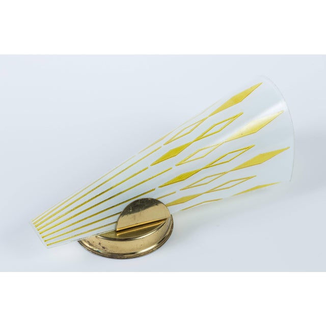 Mid-Century sconce. Only one single available.