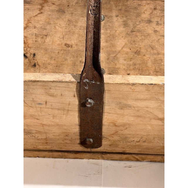 English Wooden Gathering Basket With Metal Handle - $361 For Sale In Chicago - Image 6 of 7