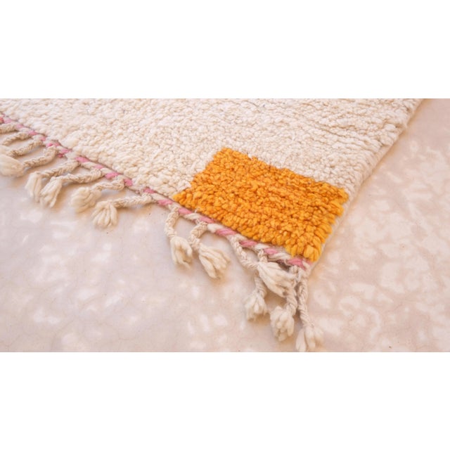 Contemporary Beni Ourain Rug - 8.2 X 3.9 Ft For Sale - Image 4 of 10