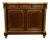 Louis XVI Mahogany and Gilt Bronze Side Table with White Marble Top For Sale