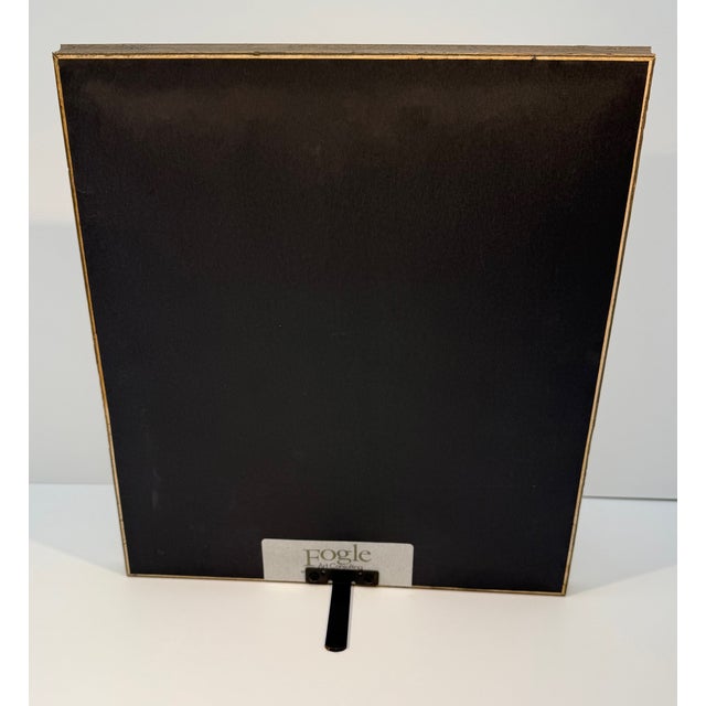 Flower Filled Vase, Framed Grayscale Monochromatic Original Watercolor and Ink, Artist Uknown For Sale - Image 11 of 11