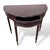 Wood Vintage Mahogany Demi-Lune Hallway Table with Drawer For Sale - Image 7 of 8