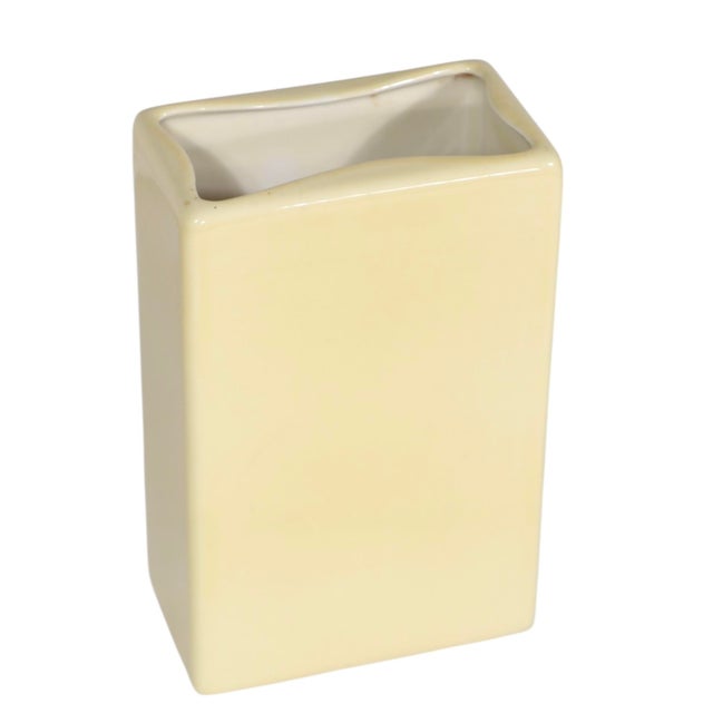 Yellow Mid Century Art Pottery Vase by Hyalyn 228 For Sale - Image 8 of 12