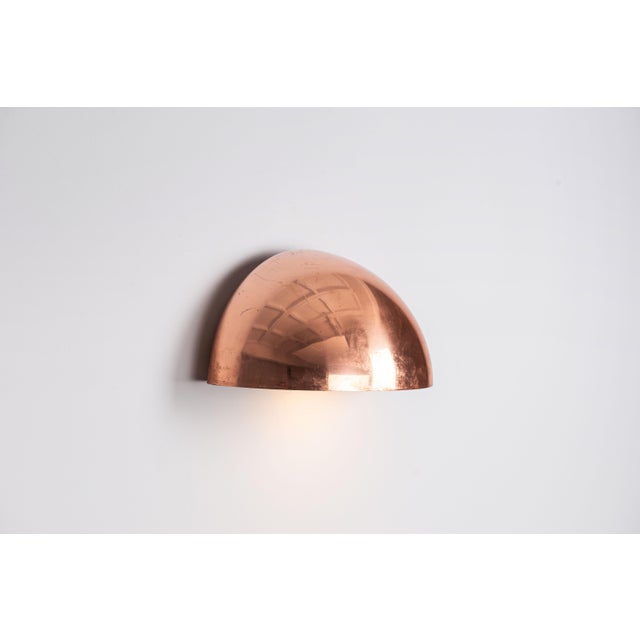 Mid-Century Modern Type 6650 Wall Lamp in Copper by Horn Belysning, 1980s For Sale - Image 3 of 11