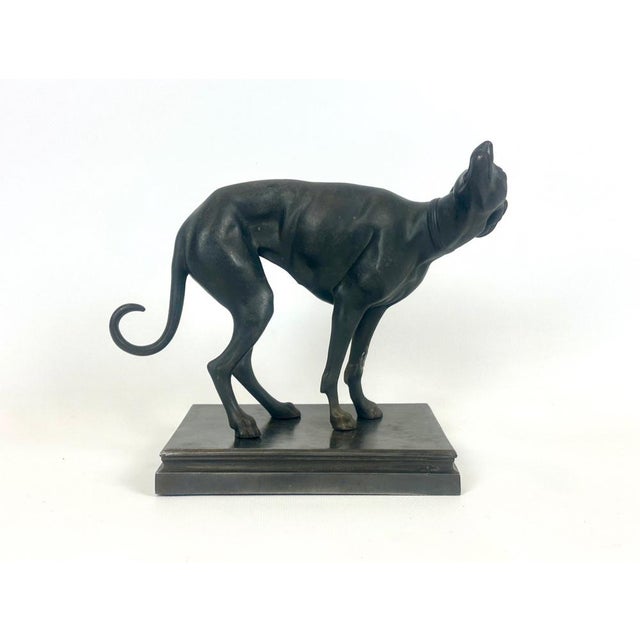 French Cast Iron Greyhound Figurine, 1900s For Sale - Image 17 of 17