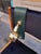 Model LP01 Armchair Lamp in Dark Green, Polished Brass with Power Bank Charging by Luigi Caccia Dominioni for B&B Italia, 1990s For Sale - Image 6 of 12