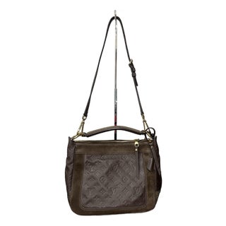 Louis Vuitton Leather & Suede Shoulder Bag For Sale