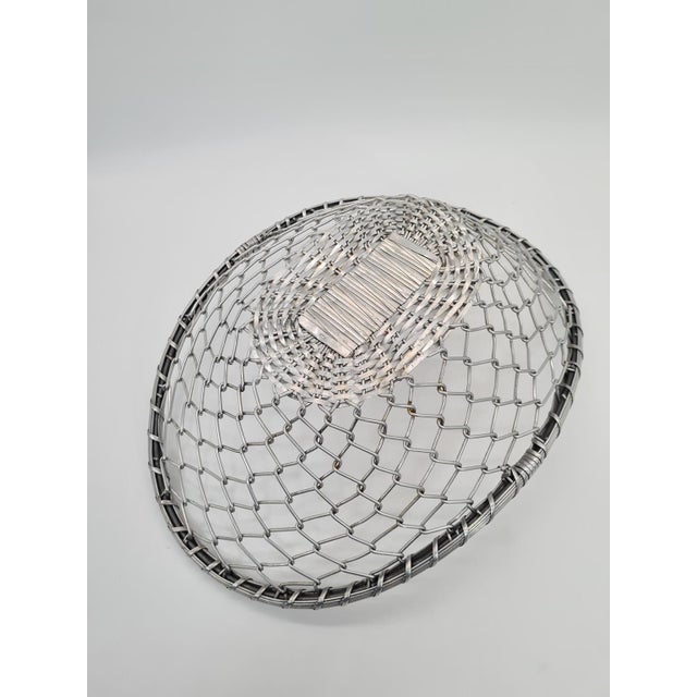 Modernist French Aluminum Fruit Basket, 1960s For Sale - Image 10 of 12