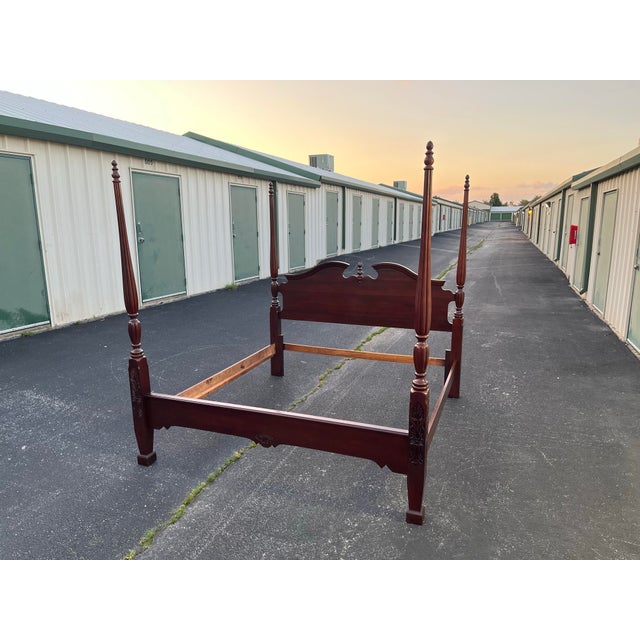 Kincaid Furniture Limited Edition General William Lenoir King Poster Bed Frame For Sale - Image 12 of 12