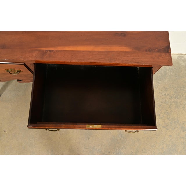 Wood Baker Furniture Style Georgian Carved English Yew Wood Sideboard Credenza For Sale - Image 7 of 13