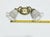 Late 20th Century Neoclassical Brass Two-Light Wall Sconce Etched Glass Shades For Sale In Pittsburgh - Image 6 of 7