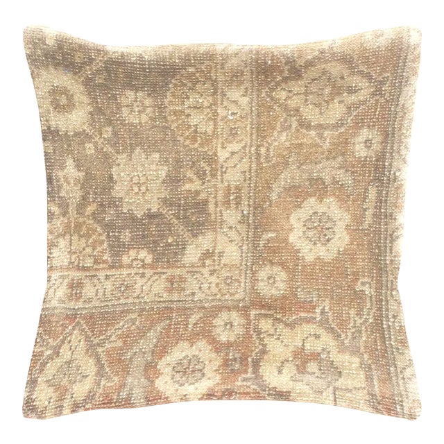 1960s Turkish Oushak Pillow For Sale