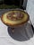 19th Century Round French Hand Painted Gilt Coffee Table with Glass Top For Sale - Image 13 of 13