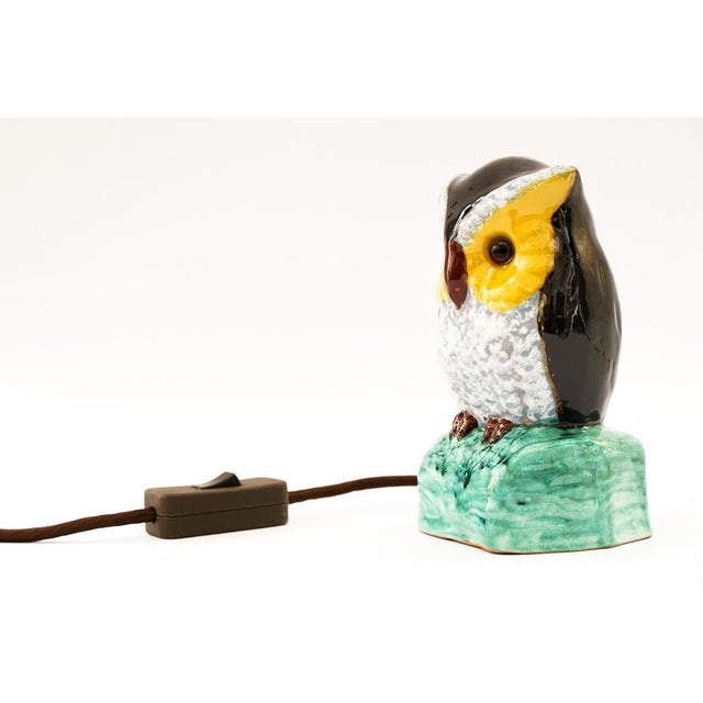 Smoke Distorter Owl Gmundner Ceramic, 1950s For Sale - Image 4 of 16