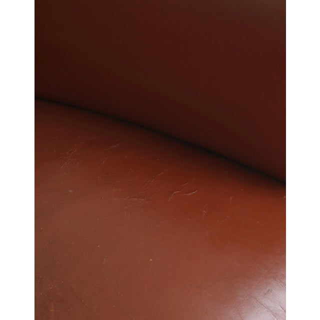 Danish Modern Easy Chair in Leather and Beech by Mogens Lassen for Fritz Hansen, 1940s For Sale - Image 18 of 18