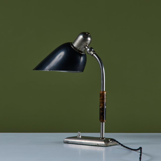 Mid 20th Century Bauhaus Industrial Desk Lamp For Sale - Image 5 of 16