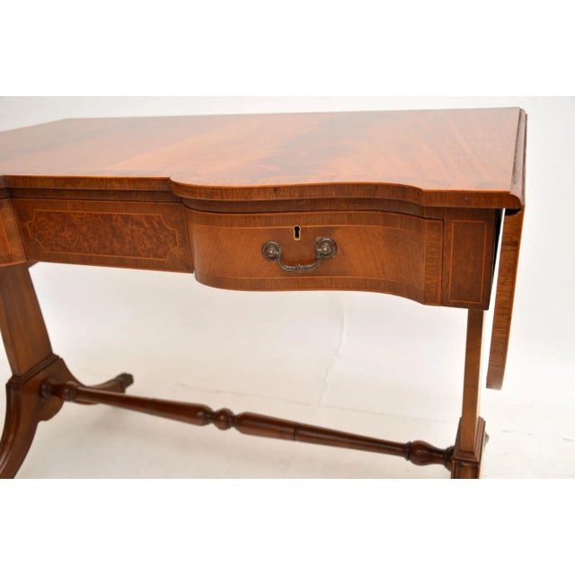 Drop Leaf Side Table, 1910s For Sale - Image 12 of 13