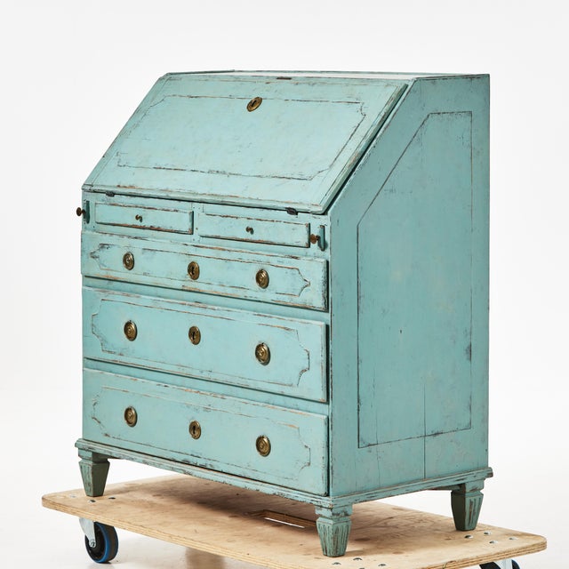 Gustavian (Swedish) Gustavian Folding Secretary, 1820s For Sale - Image 3 of 6