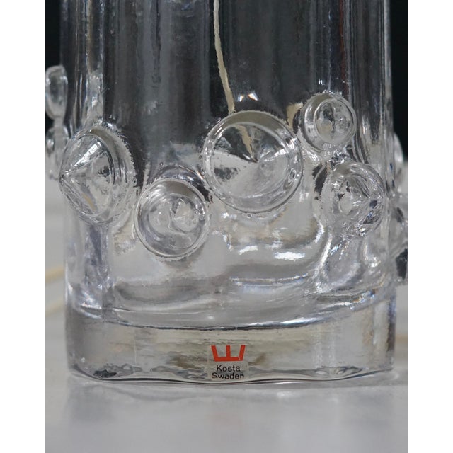 Vintage Glass Lamps from Kosta Sweeden, 1950s, Set of 2 For Sale - Image 11 of 12