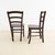 Glazed Wooden Chairs, Set of 2 For Sale - Image 4 of 5