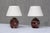 Mid-Century Modern Ceramic Oval Table Lamps by Kent Eriksson for Designhuset, Sweden, 1970s, Set of 2 For Sale - Image 3 of 12