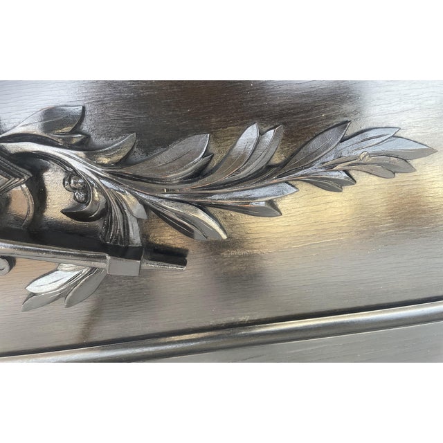 Black Antique Black Wall Coat Rack, 1890s For Sale - Image 8 of 18