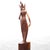 Figurative 1950s Indonsian Handcarved Wood Figure of Moon Goddess For Sale - Image 3 of 11