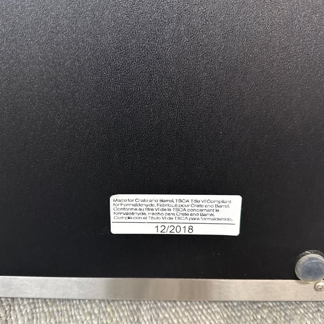 Crate & Barrel Colby Wall Mirror For Sale - Image 9 of 10