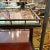 American Antique Cherrywood 3 Tier Rolling Bar Cart For Sale - Image 3 of 10