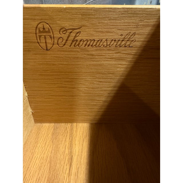Professionally Refinished Thomasville Solid Wood 9-Drawer Dresser For Sale - Image 11 of 11