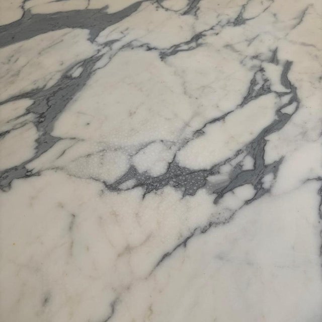 Large Marble Tulip Coffee Table, 1960s For Sale - Image 12 of 13