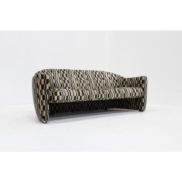 Vintage Sofa with Geometric Pattern attributed to Leolux, 1990s For Sale - Image 6 of 9