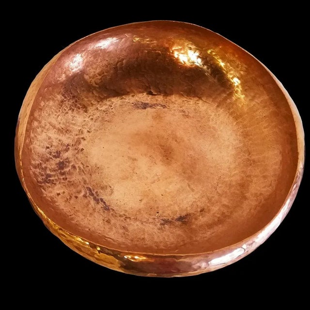 Mid-Century Brass Bowl by Mario Pinton for Ateliers des Orfevres For Sale - Image 4 of 12