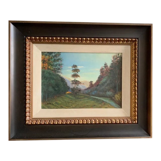 Original Oil Painting, "Passage Way" by Artist Hall For Sale