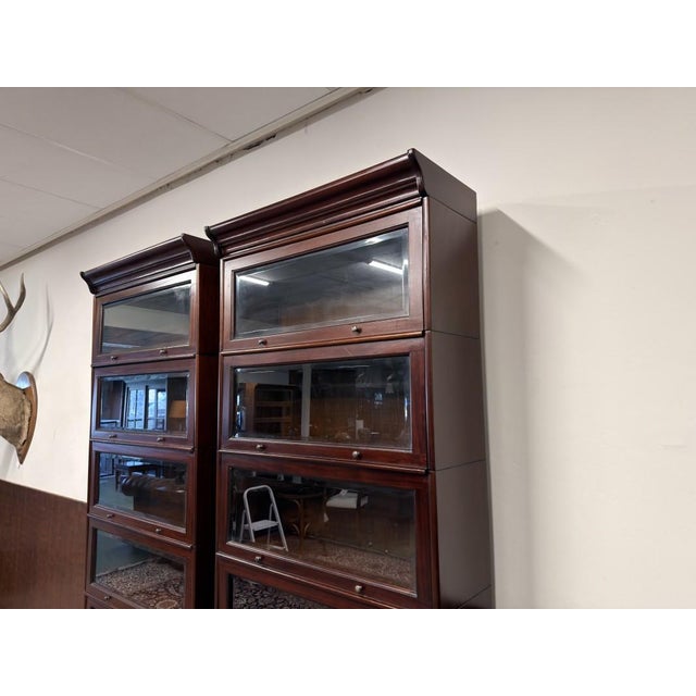 English Bookcase from Globe Wernicke For Sale - Image 9 of 14