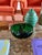 Mid-century green glass bowl / centerpiece Italy 1960s h 10 cm - 22 × 22 cm Conditions: excellent conditions.