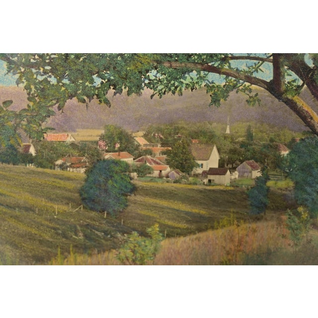 Mid 20th Century J. Hohenberger Original Artist Signed "In the Valley of Peace" Framed Lithograph For Sale - Image 5 of 13