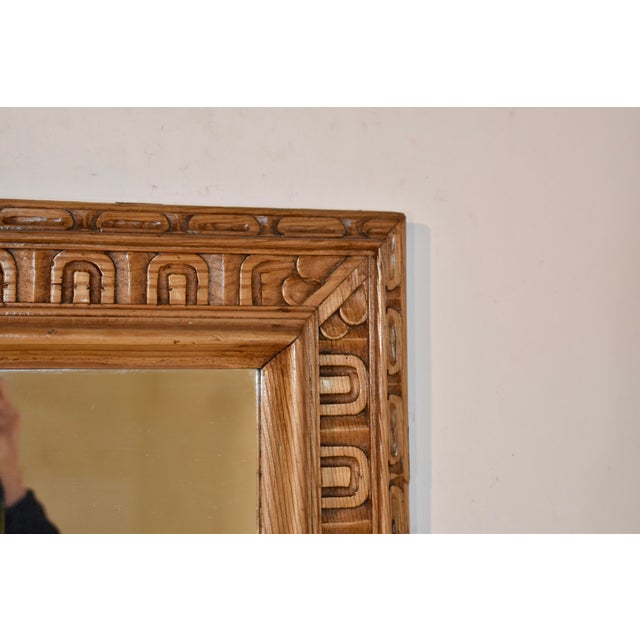 Late 18th/Early 19th Century Pitch Pine Mirror For Sale - Image 4 of 8