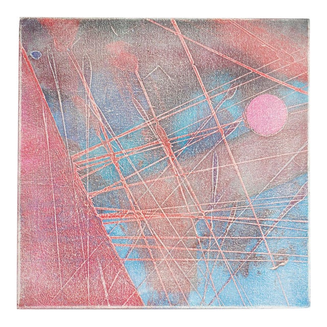 Abstract Oil on Canvas Painting by Anthony Louis Popcheff For Sale