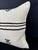 Contemporary Turkish Hemp Pillow Cushion Natural Beige Black Cushion Cover 20"x20" For Sale - Image 3 of 4