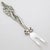 Italian Vintage Italian Handmade Genuine Silver Cocktail Fork With Wheat Corn Decoration For Sale - Image 3 of 10