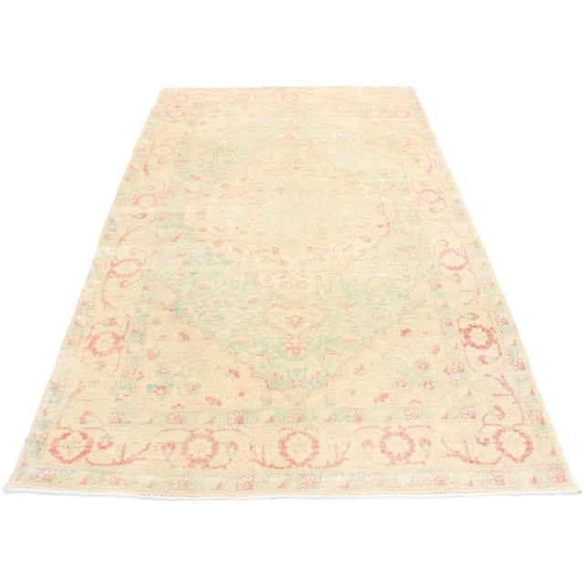 English Vintage Turkish Sivas Rug - 04'03 X 06'11 For Sale - Image 3 of 9