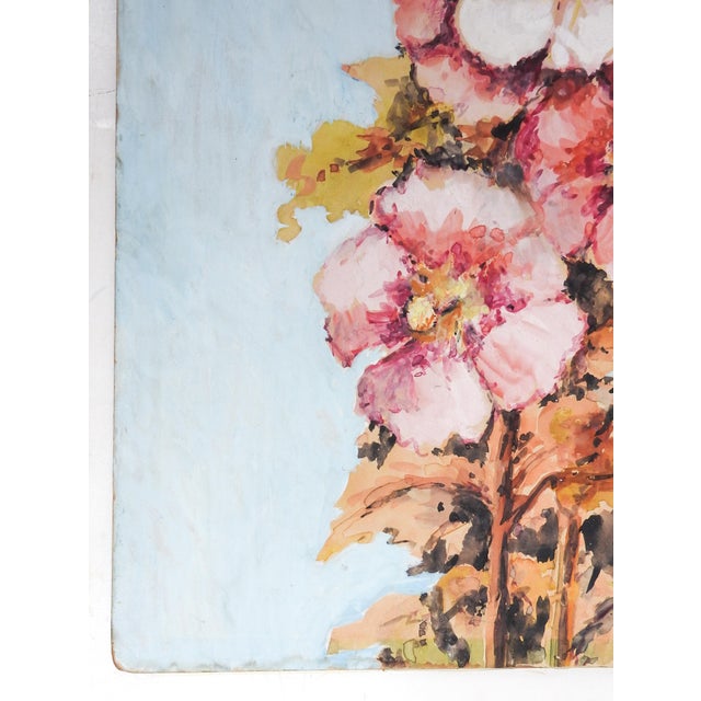 English Early 20th Century Floral Ursula Lauderdale Painting For Sale - Image 3 of 7