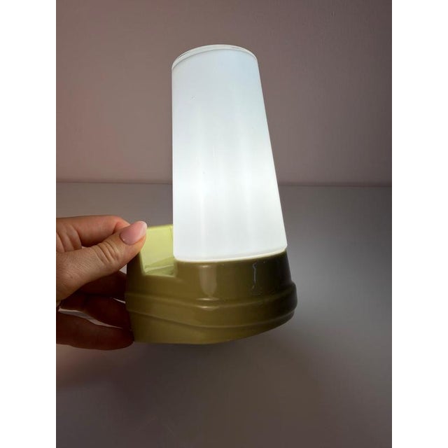 Model 6080 Wall Lamp in Mint Green by Sigvard Bernadotte for Ifö For Sale - Image 11 of 11